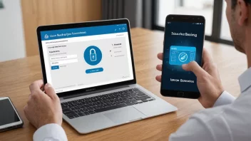 digital bankvirksomhet, cybersikkerhet, nettbank, finansiell sikkerhet, personlig økonomi