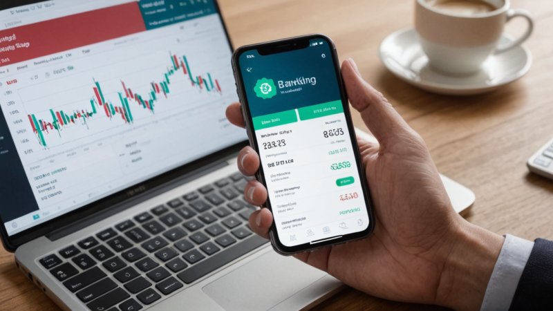 mobilbank, aksjehandel, økonomisk utdanning, cybersikkerhet, investeringsstrategier