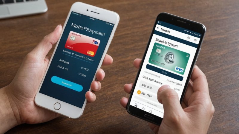 mobile betalingsapper, digital bankvirksomhet, finansteknologi, betalinger, mobil økonomi